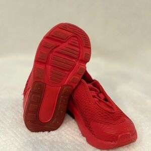 Nike Kids Bright Red Sneakers Air Max 270
